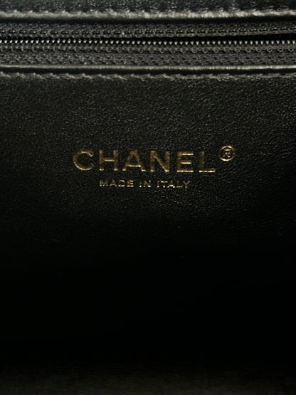 Chanel Black Caviar Quilted Business Affinity Backpack