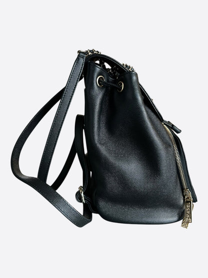 Chanel Black Caviar Quilted Business Affinity Backpack