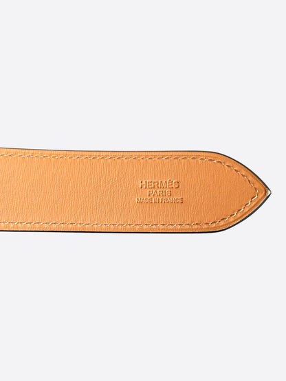 Hermes Pink Swift & Palladium Etriviere Belt