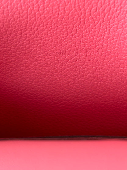 Hermes Pink Epsom & Palladium Hardware 2002 Wallet