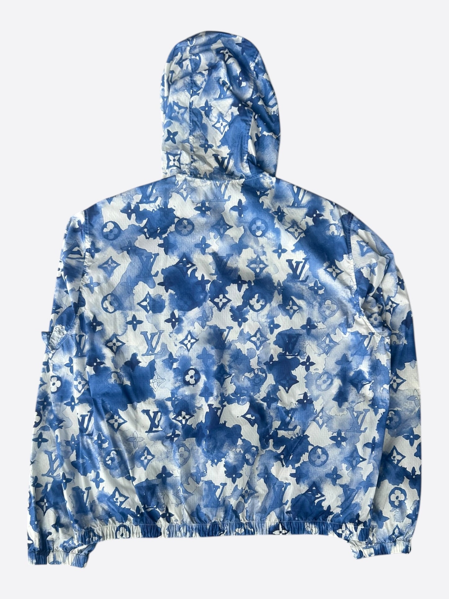 Louis Vuitton Blue Watercolor Monogram Windbreaker
