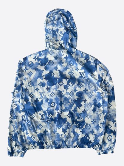 Louis Vuitton Blue Watercolor Monogram Windbreaker