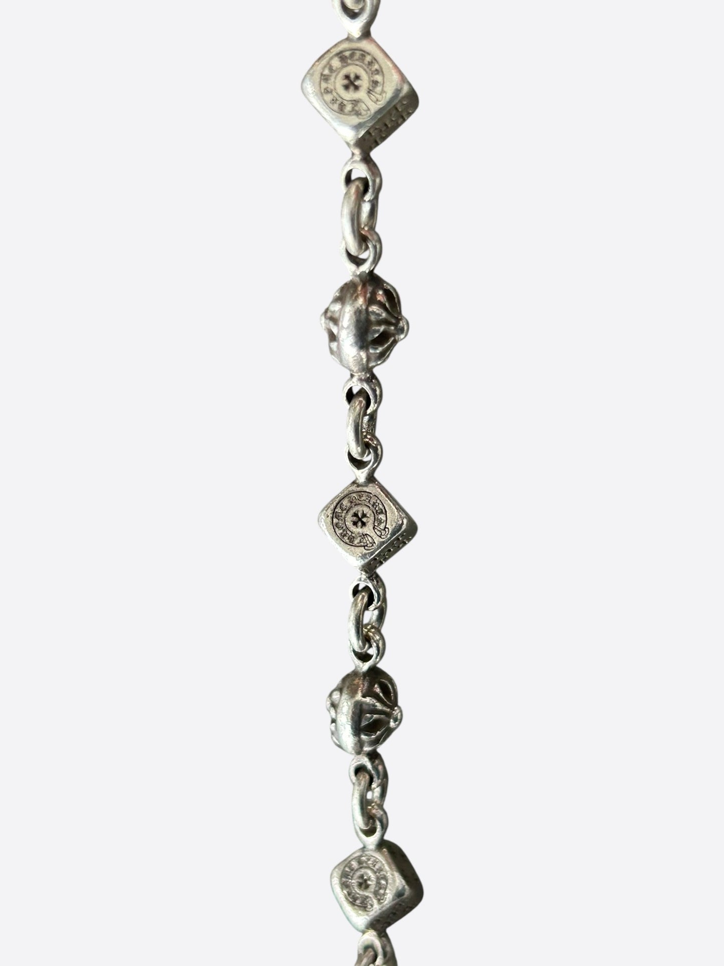 Chrome Hearts Silver Dice Necklace