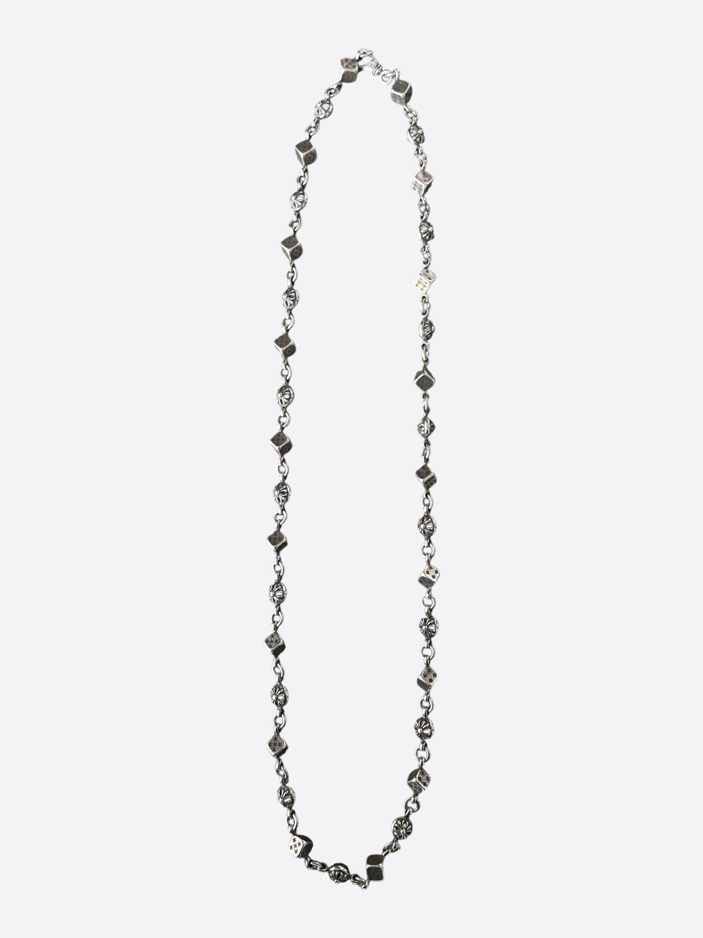 Chrome Hearts Silver Dice Necklace