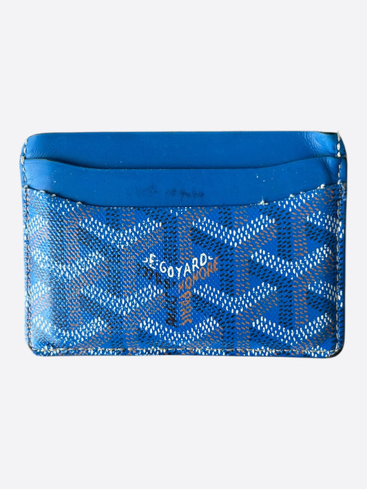 Goyard Blue Saint Sulpice Card Holder