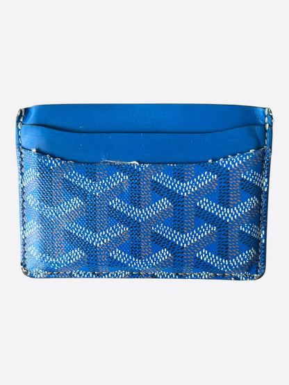 Goyard Blue Saint Sulpice Card Holder