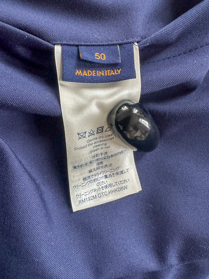 Louis Vuitton Navy LV Globe Parka Jacket