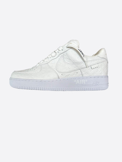 Louis Vuitton Nike White Monogram Air Force 1