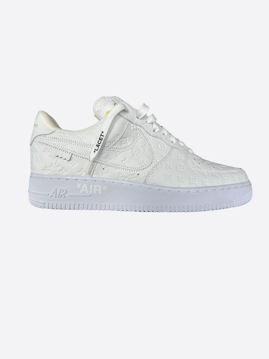 Louis Vuitton Nike White Monogram Air Force 1