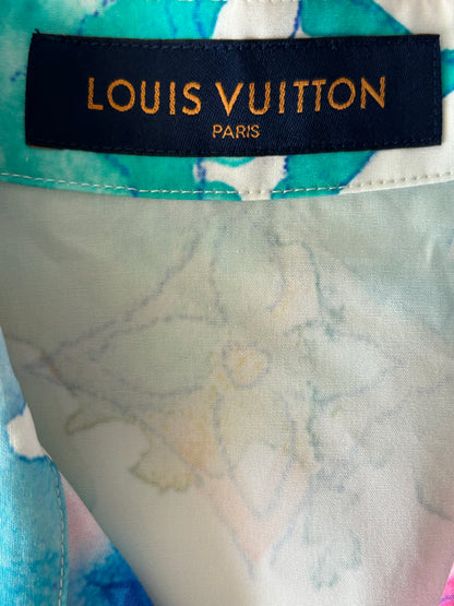 Louis Vuitton Multicolor Watercolor Monogram Button Up Shirt