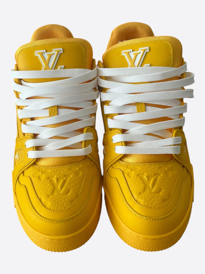 Louis Vuitton Yellow & White Monogram Trainers