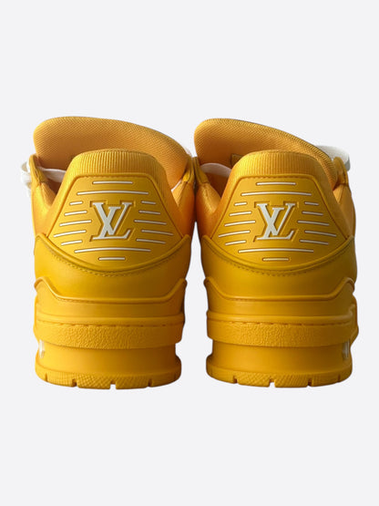 Louis Vuitton Yellow & White Monogram Trainers