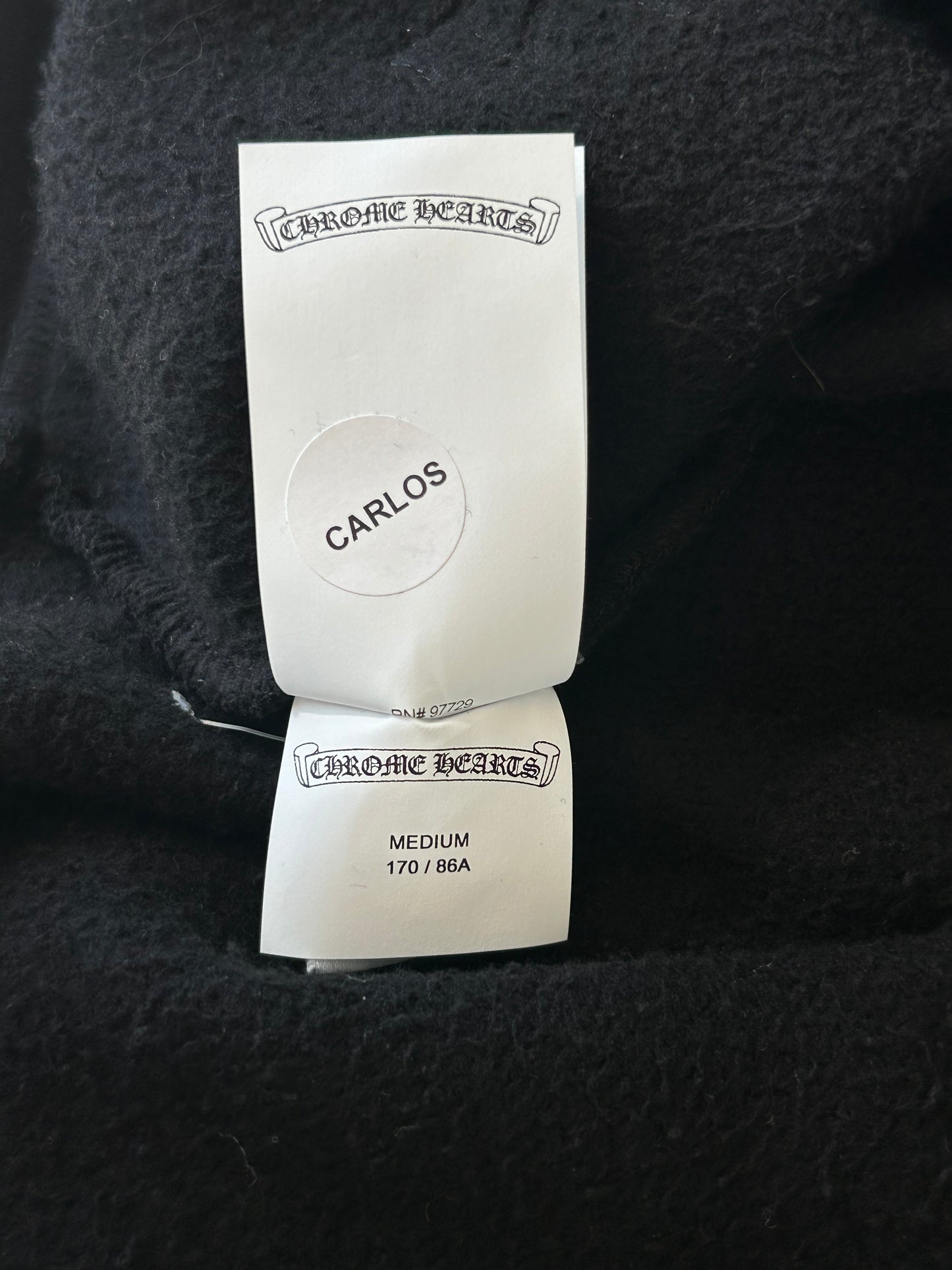 Chrome Hearts Black Cross Patch Sweater