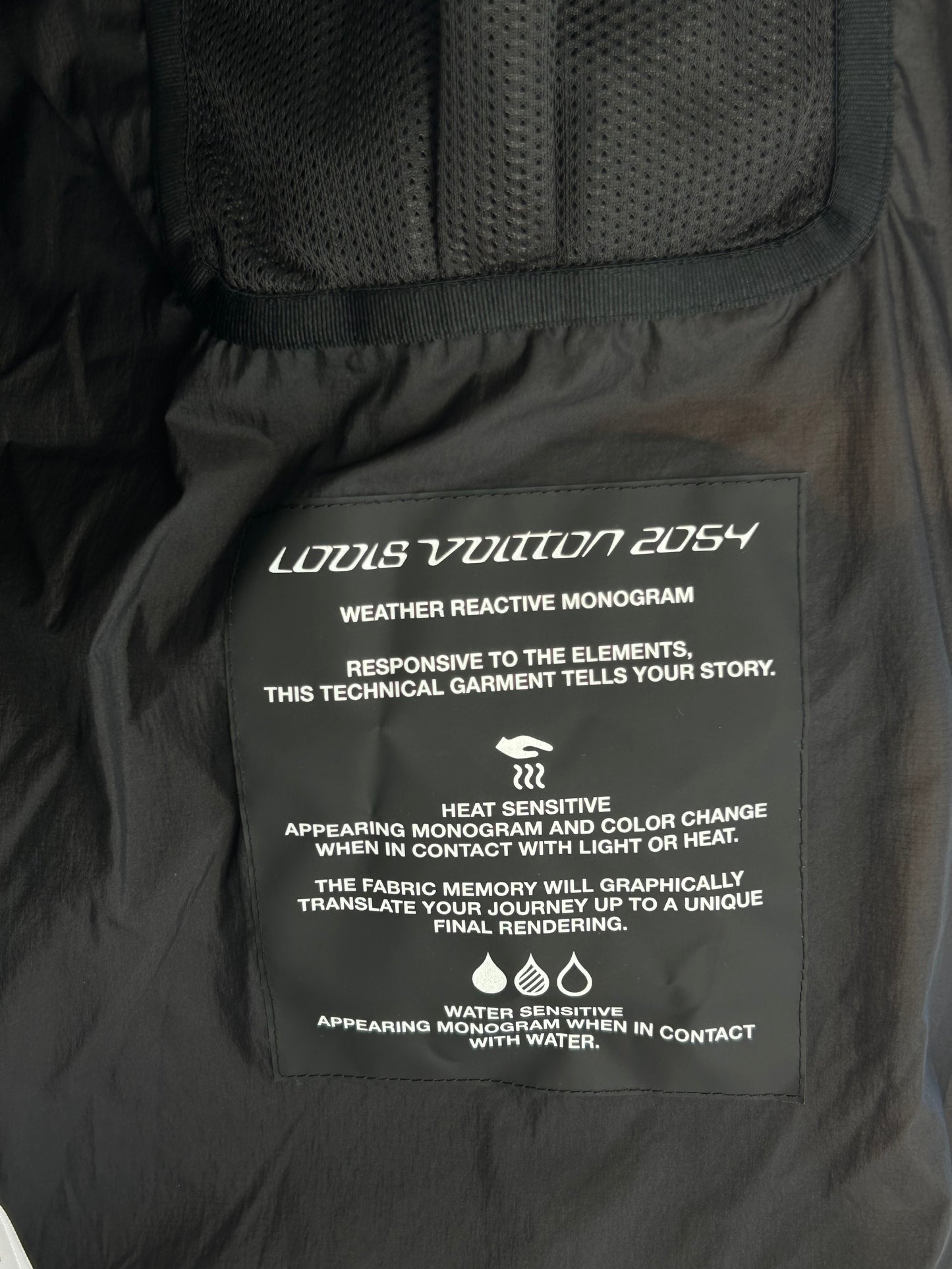Louis Vuitton Black & Grey 2054 Monogram Heat Reflective Puffer Jacket