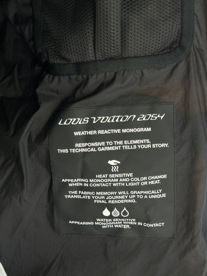 Louis Vuitton Black & Grey 2054 Monogram Heat Reflective Puffer Jacket