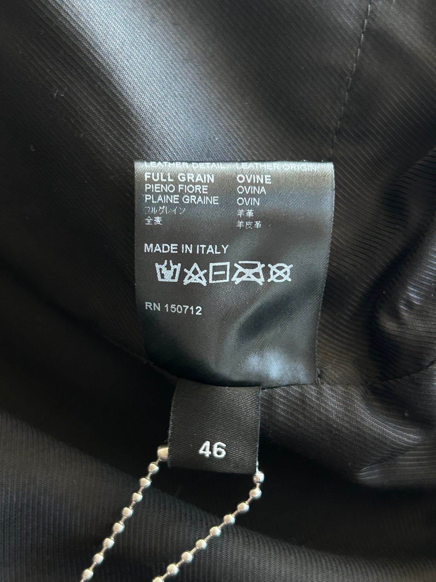 Amiri Black & White Bones Varsity Jacket