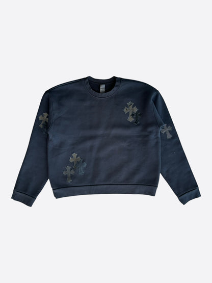 Chrome Hearts Black Cross Patch Sweater
