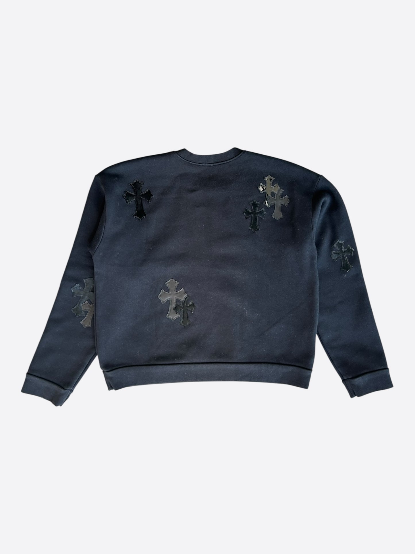 Chrome Hearts Black Cross Patch Sweater