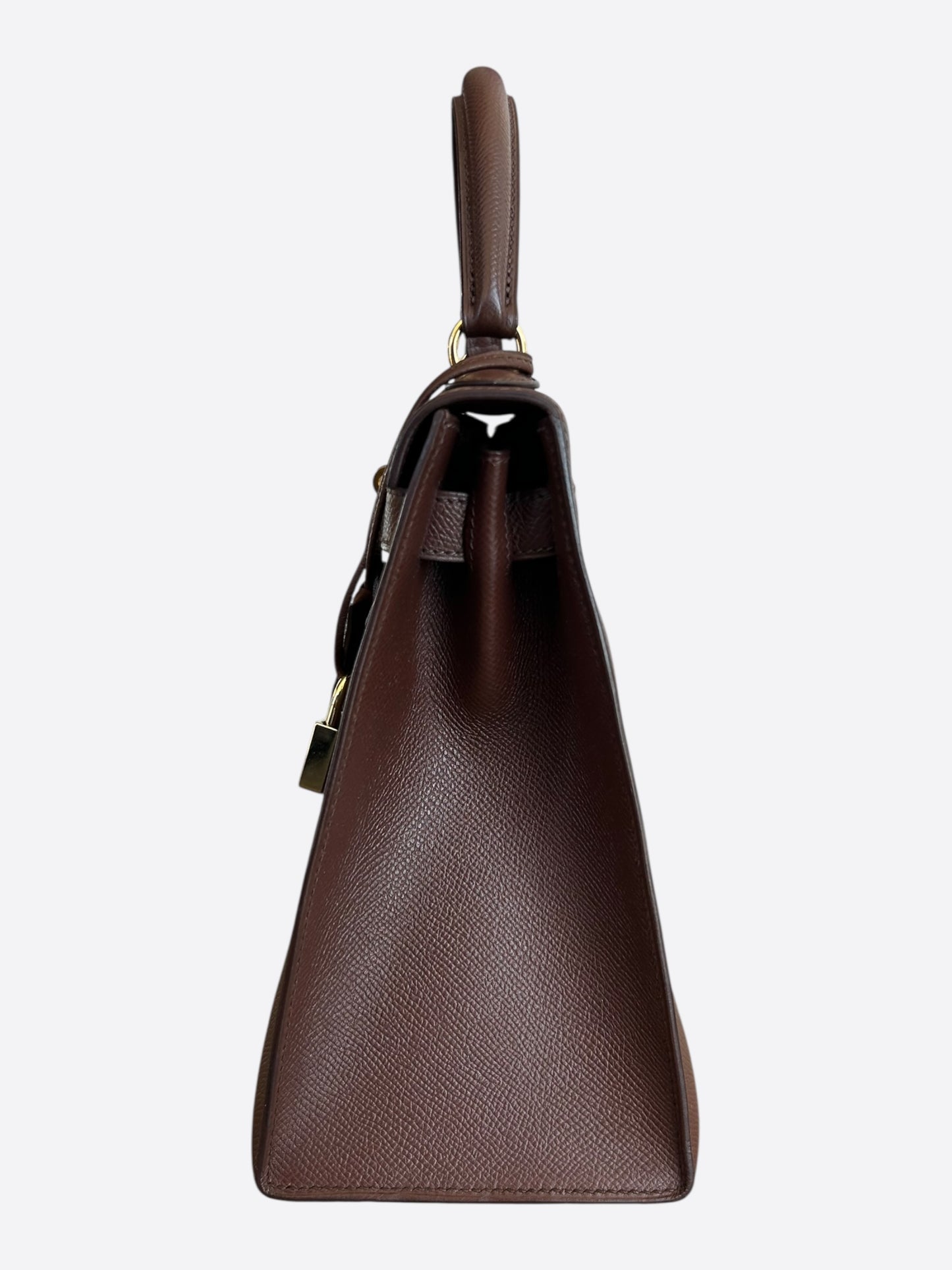 Hermes Dark Brown Epsom & Gold Hardware Kelly 28
