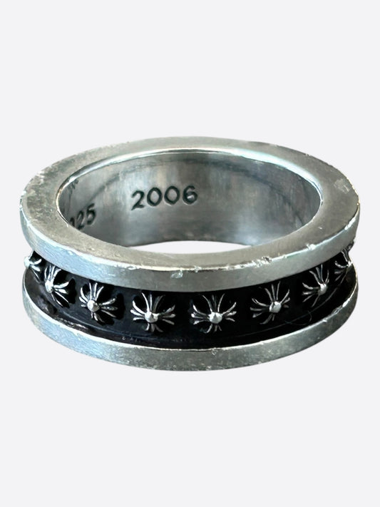 Chrome Hearts Silver Tiny Plus Spinner Ring