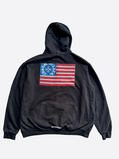 Chrome Hearts Black USA Flag Hoodie