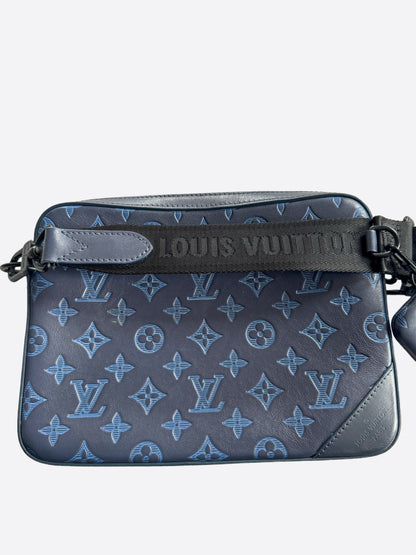 Louis Vuitton Blue Shadow Monogram Duo Messenger