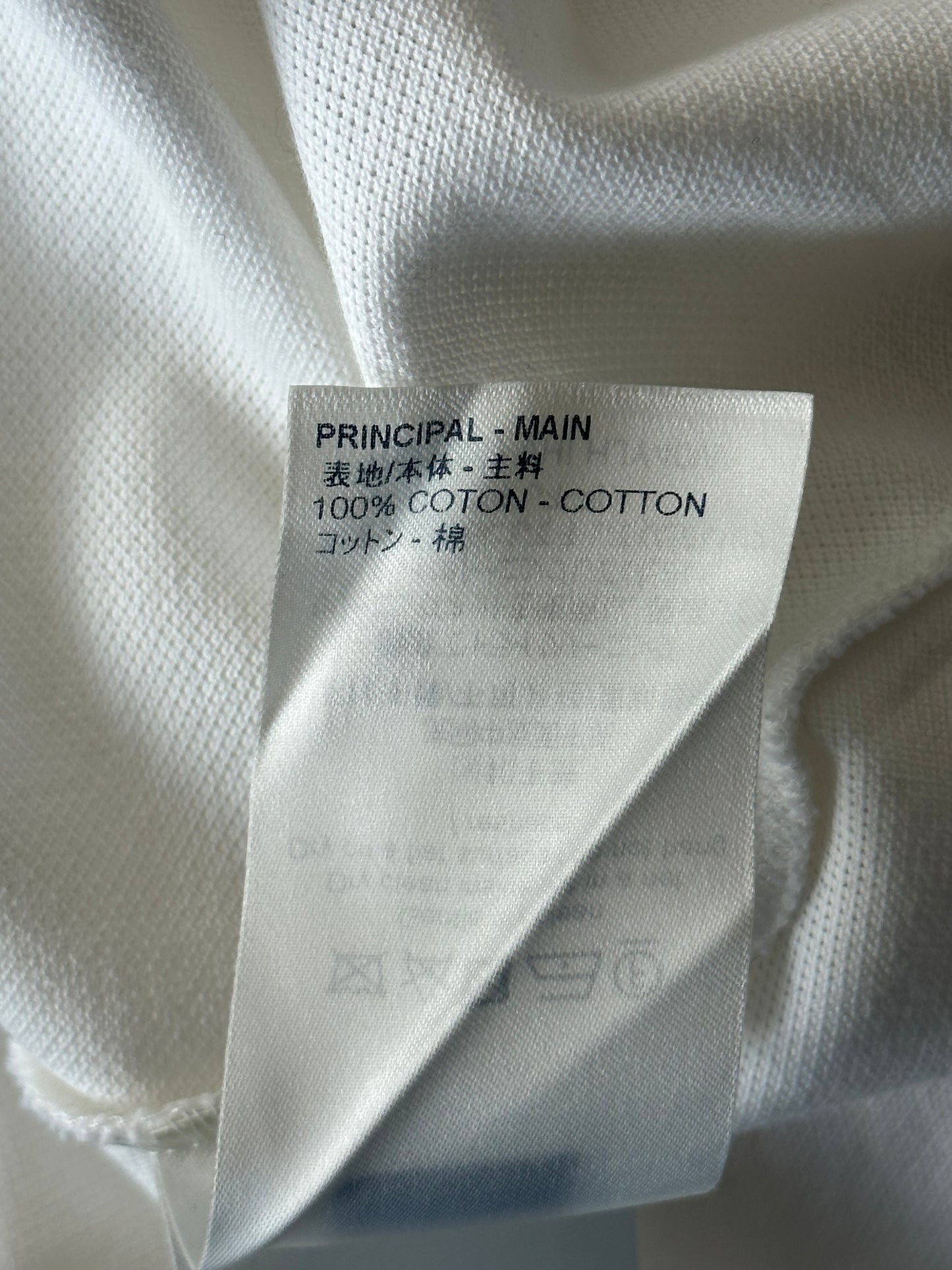 Louis Vuitton White Half Damier Pocket T-Shirt