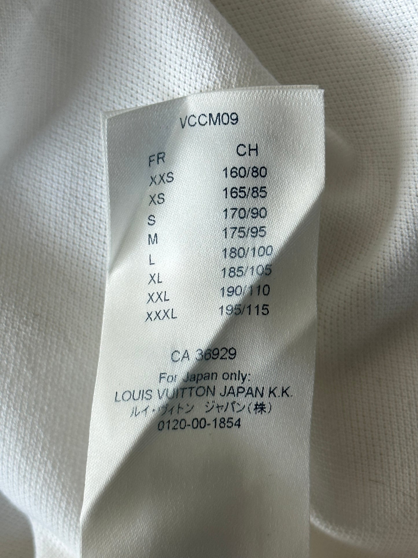 Louis Vuitton White Half Damier Pocket T-Shirt