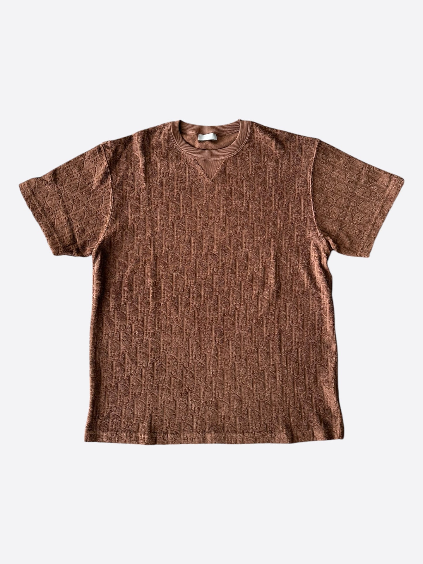 Dior Brown Oblique Towel T-Shirt