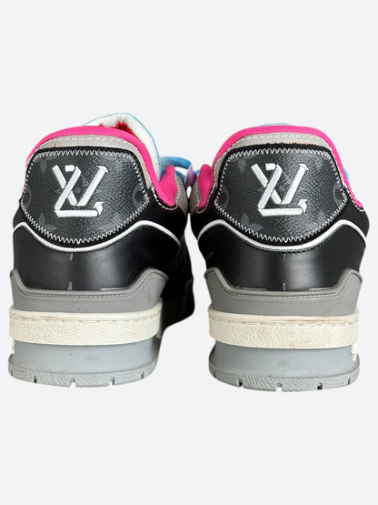 Louis Vuitton Black Multicolor Upcycle Trainers