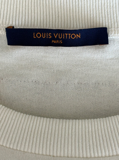 Louis Vuitton White & Green LV Spread T-Shirt