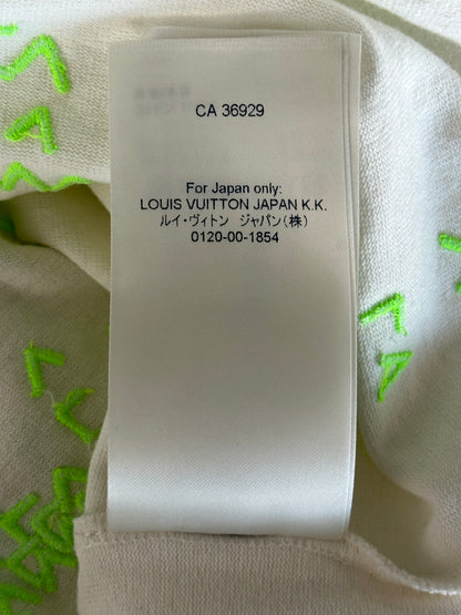 Louis Vuitton White & Green LV Spread T-Shirt