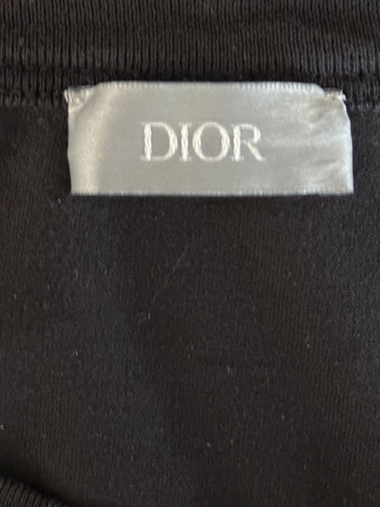 Dior Black Faded Atelier Logo T-Shirt