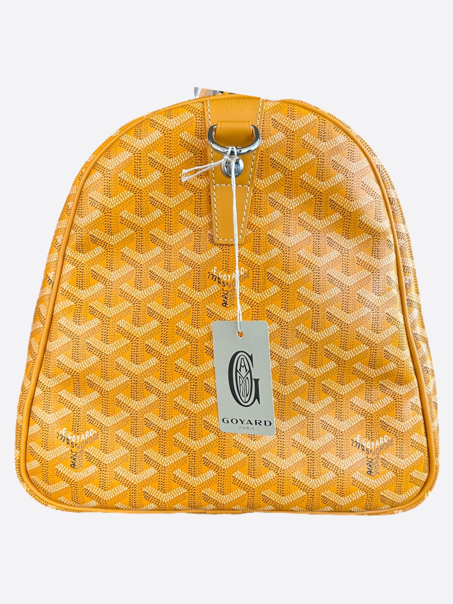 Goyard Yellow Boston 50 Duffel Bag