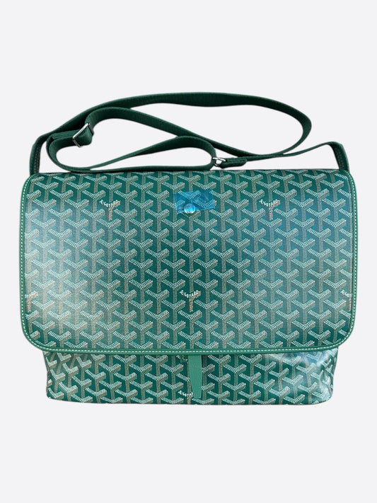 Goyard Green Capetien MM Messenger Bag