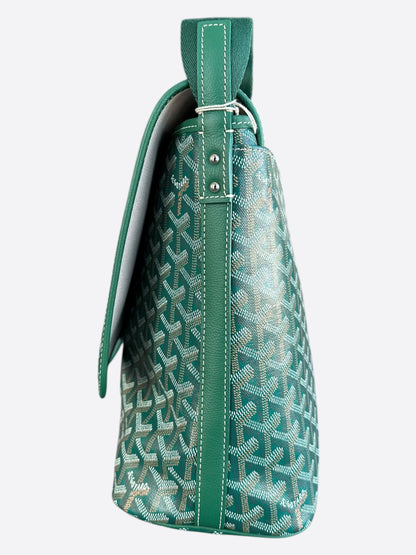 Goyard Green Capetien MM Messenger Bag