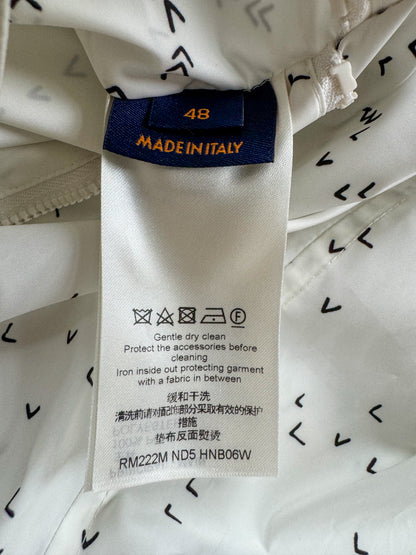 Louis Vuitton White LV Spread Damier Windbreaker