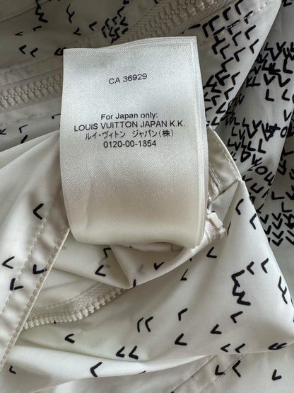 Louis Vuitton White LV Spread Damier Windbreaker