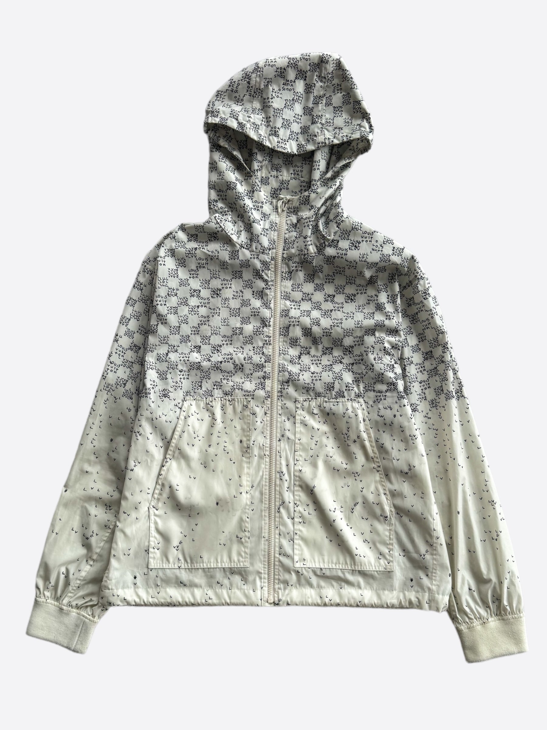 Louis Vuitton White LV Spread Damier Windbreaker – Savonches
