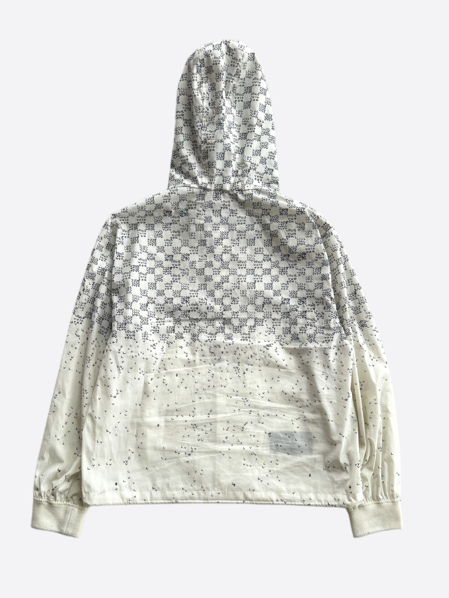 Louis Vuitton White LV Spread Damier Windbreaker