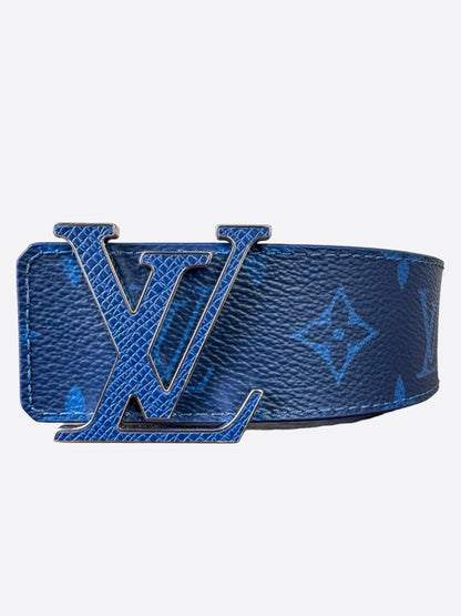 Louis Vuitton Blue Taigarama Monogram Belt