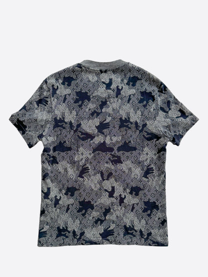 Louis Vuitton Grey Camouflage Monogram T-Shirt