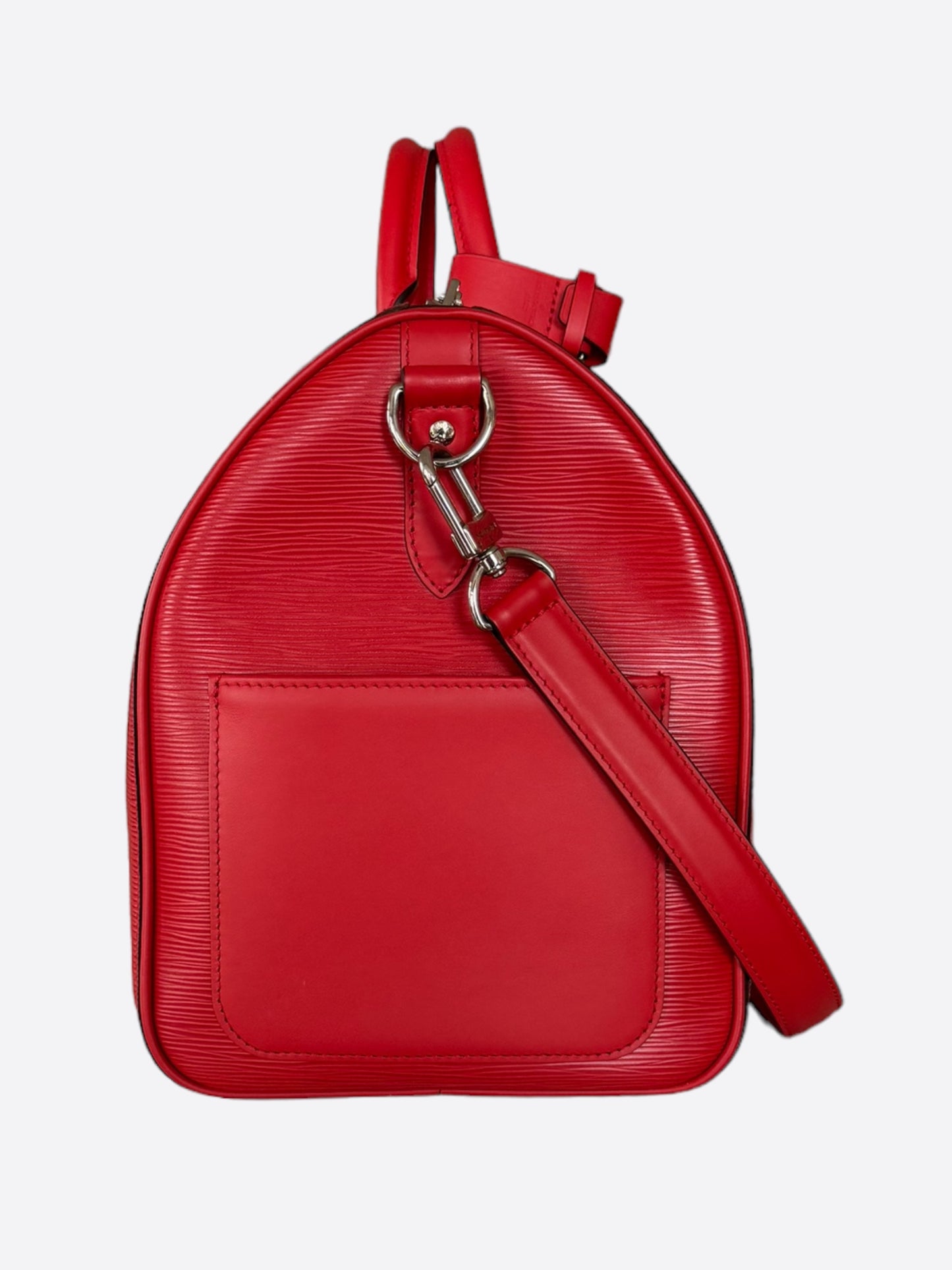 Louis Vuitton Supreme Red EPI Keepall 45