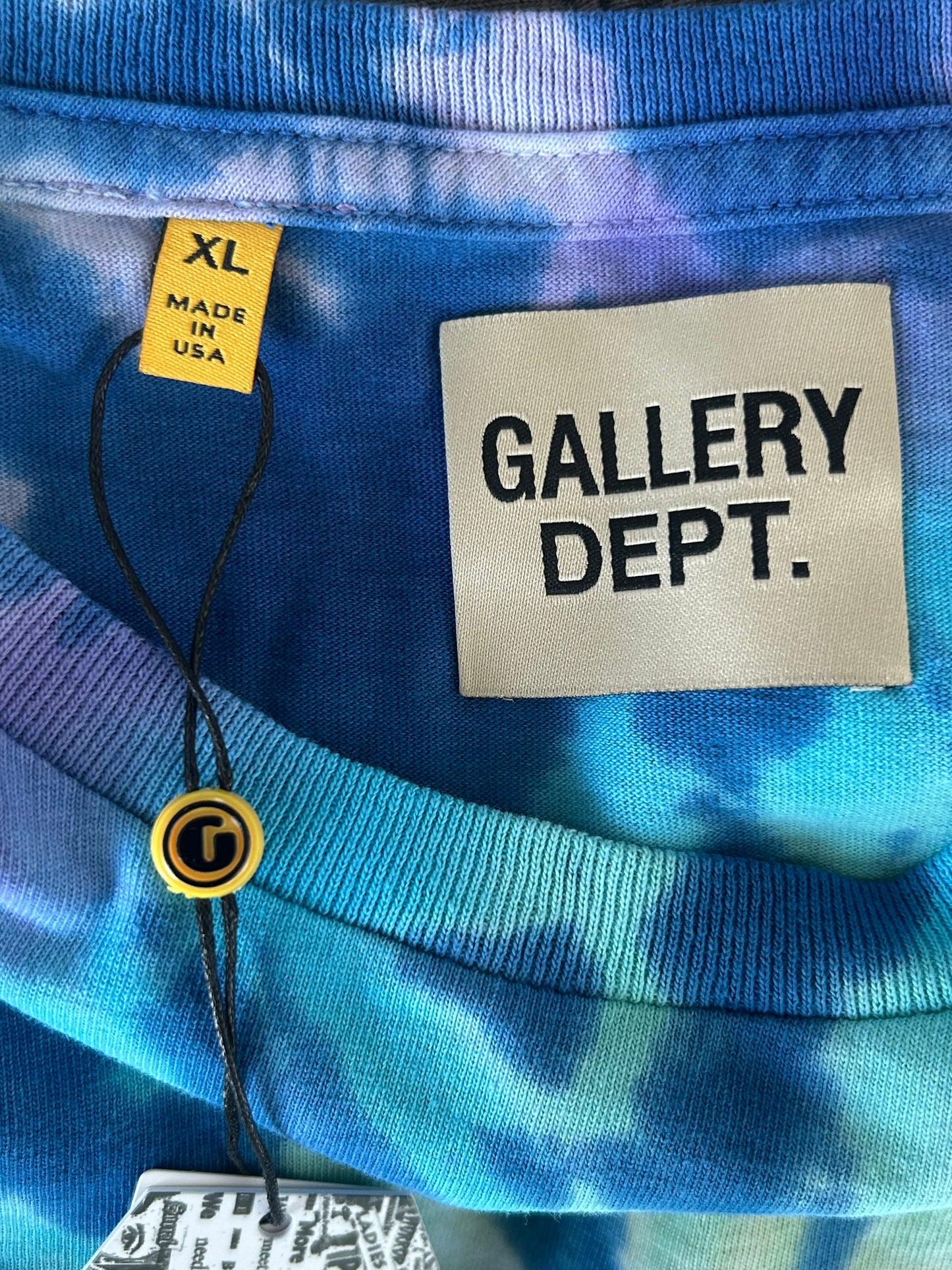 Gallery Dept Marina Tie-Dye Miami Exclusive Logo T-Shirt