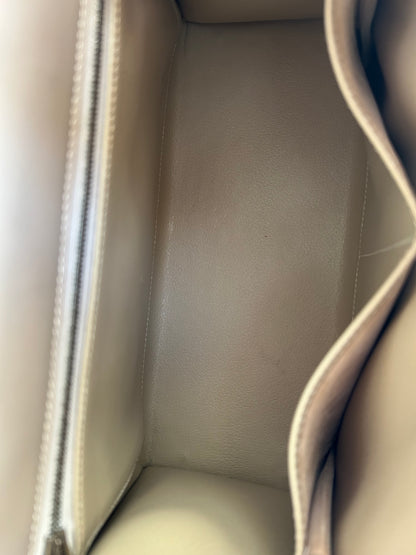 Hermes Beige Box Leather & Gold Hardware Kelly 28