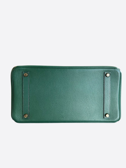 Hermes Green Togo & Gold Hardware Birkin 35