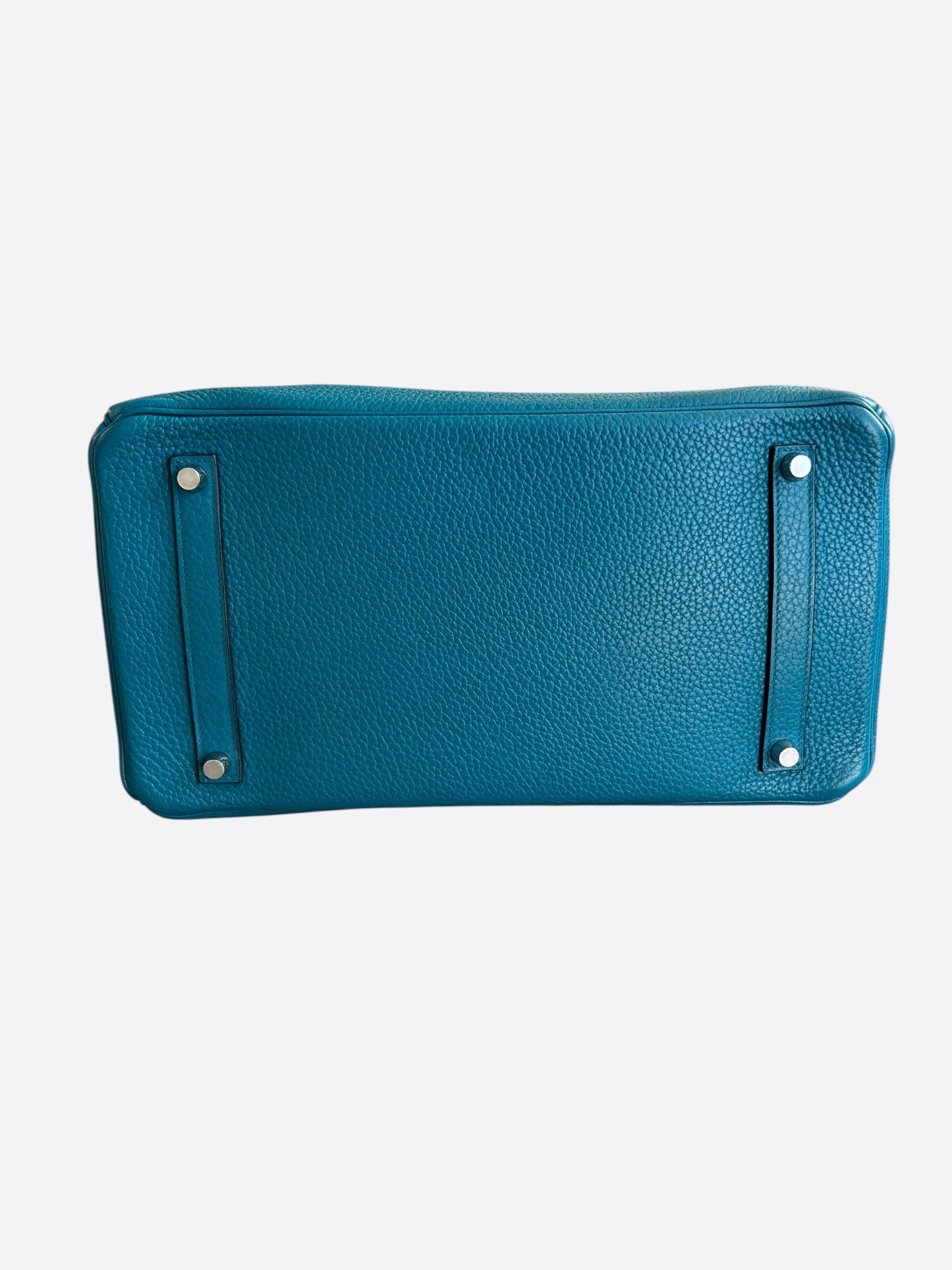 Hermes Blue Togo & Palladium Hardware Birkin 35