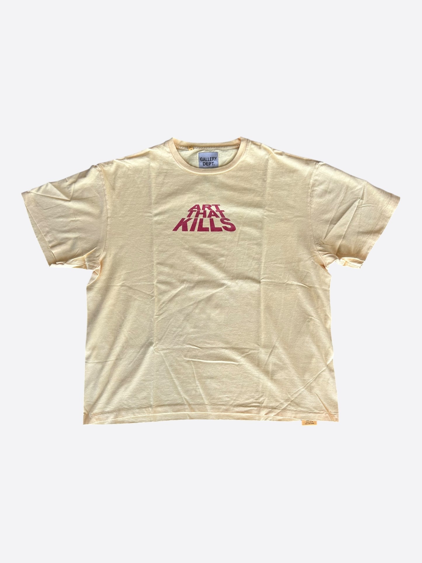 Gallery Dept Yellow & Red Art That Kills T-Shirt