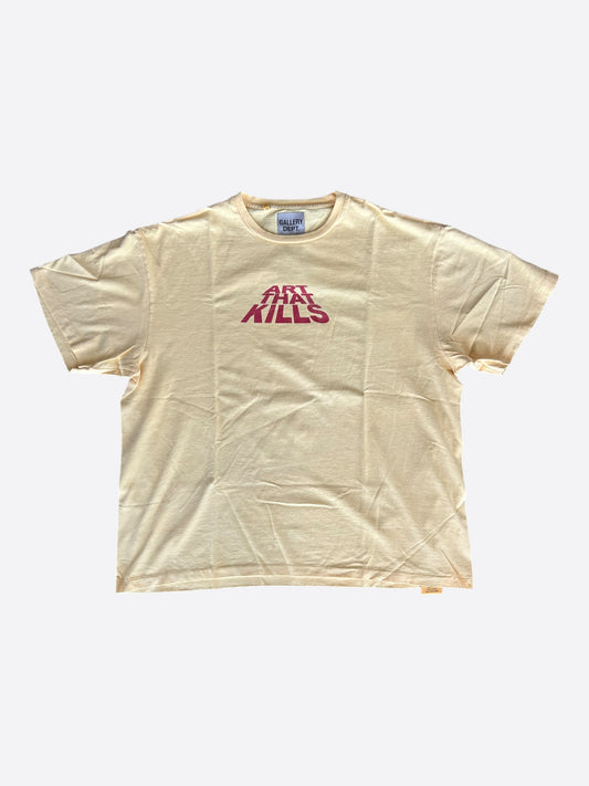 Gallery Dept Yellow & Red Art That Kills T-Shirt