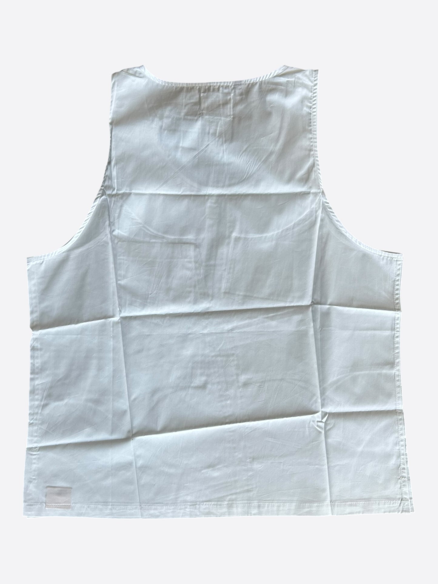 Gallery Dept White & Black Dept Logo Tank Top